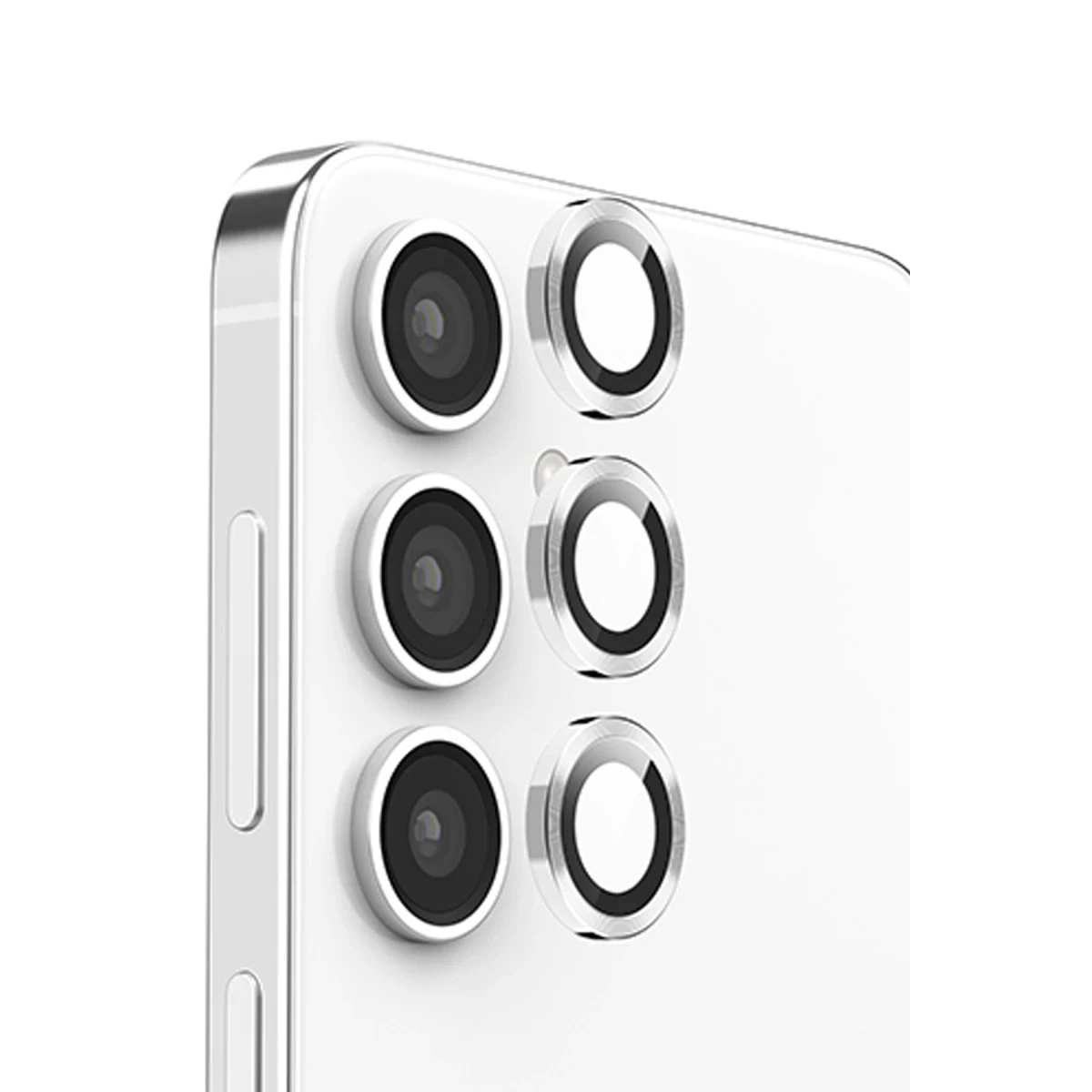 Samsung Galaxy A16 5G Raze Metal Kamera Lens - Gümüş