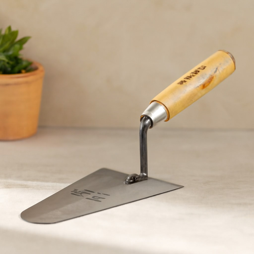 Çelik Sıva Mala 18 cm Ahşap Saplı