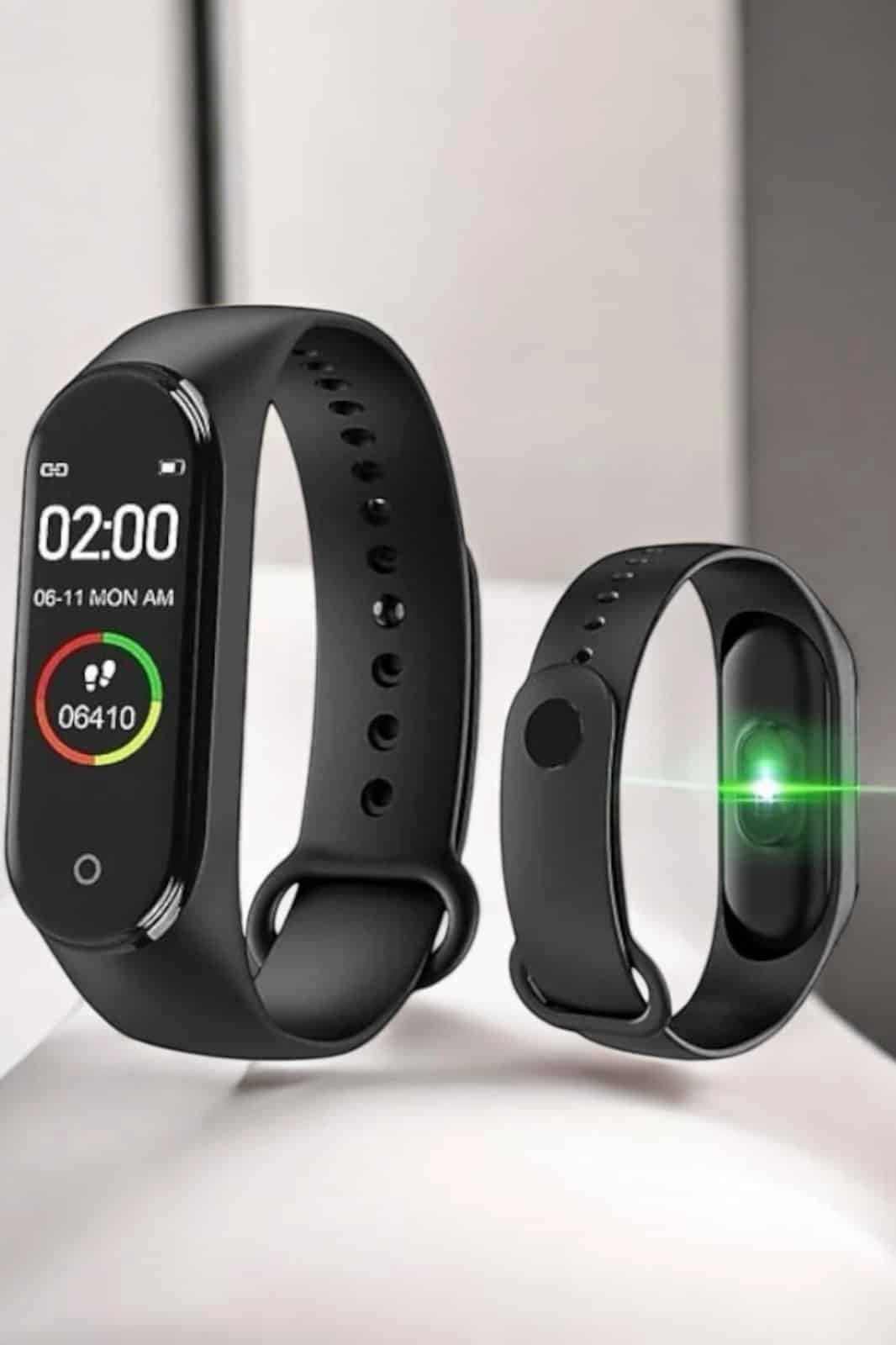 Fitness Takibi İçin Akıllı Bileklik Adım Sayar ve Kalp Atışı
