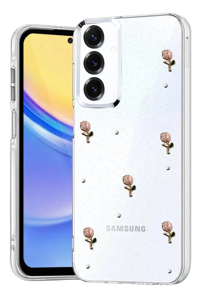 Samsung Galaxy A34 5G Uyumlu Fiyonk Desenli Kapak - Desen 6
