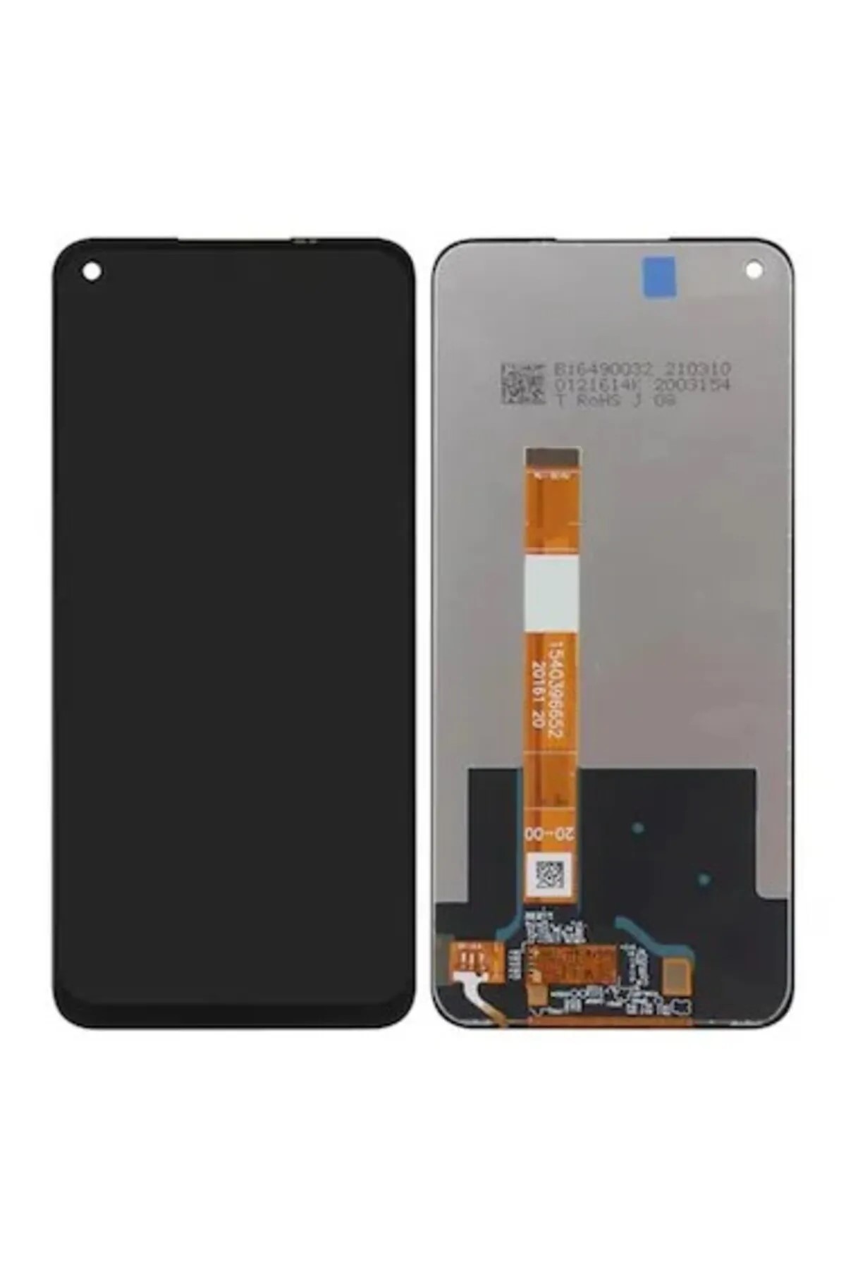Oppo A52 Uyumlu - A72 Ekran Dokunmatik SRV (Siyah)