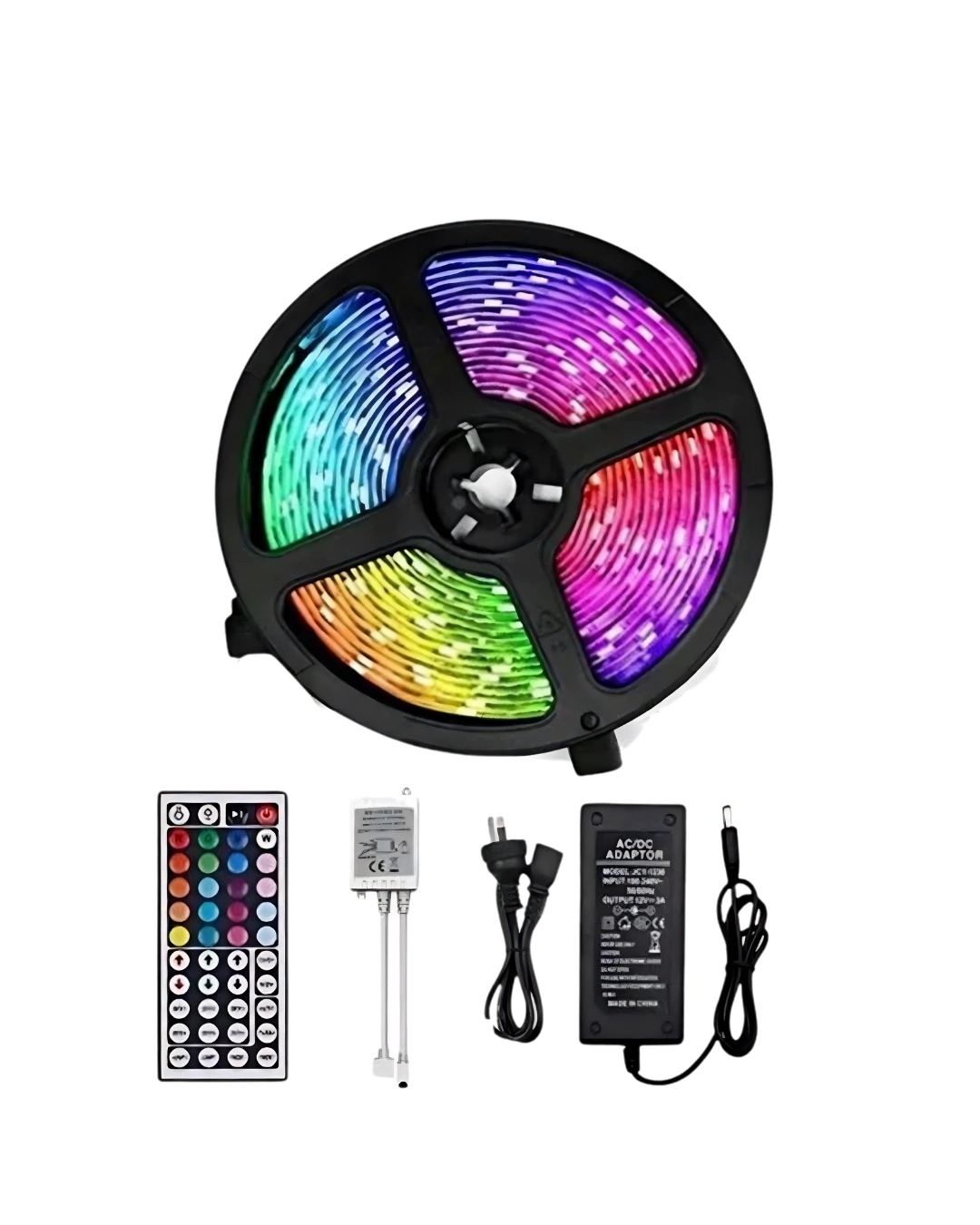 Çok Renkli Kumandalı LED Şerit Işık 5 Metre Dekoratif