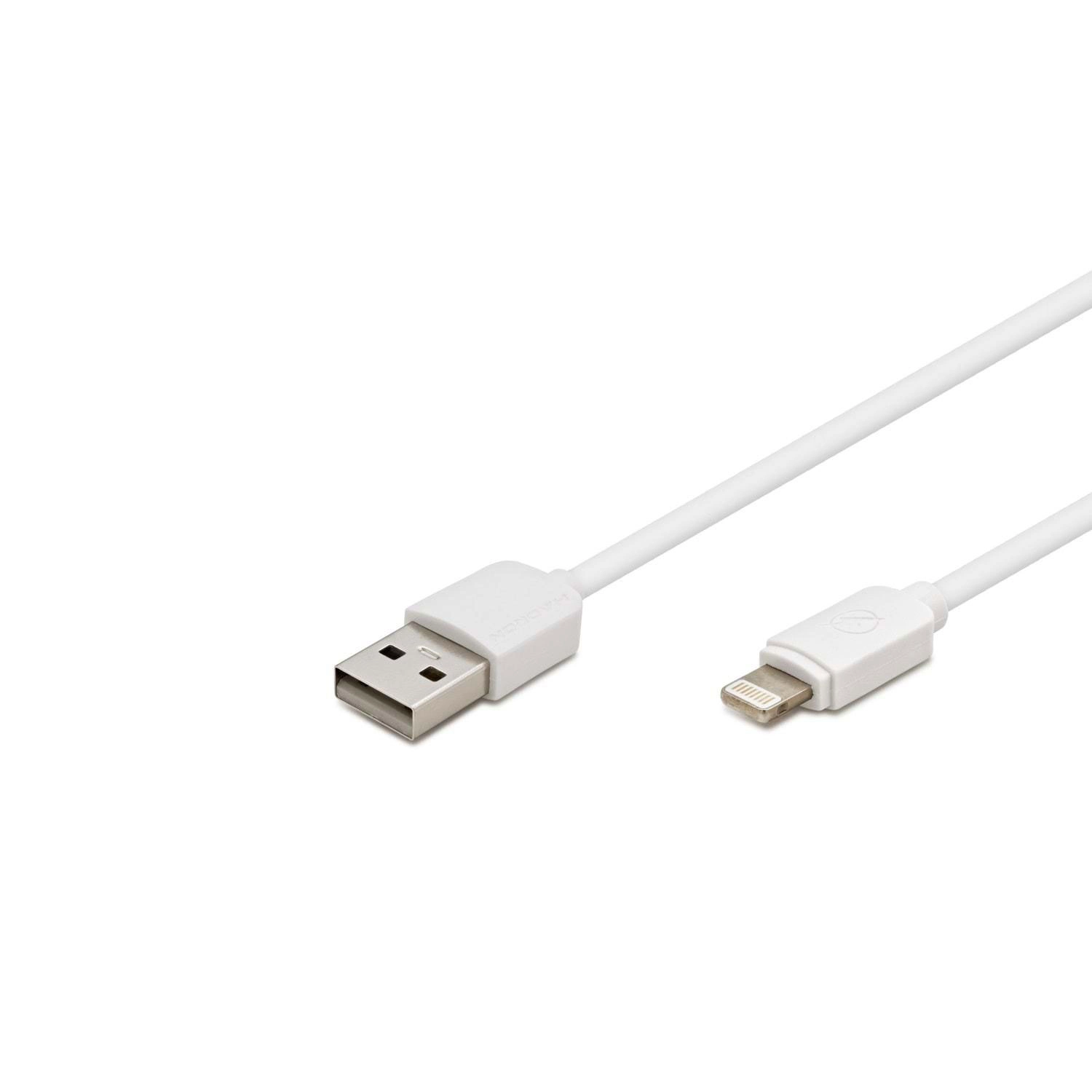 Uzun Lightning USB Kablo 2 Metre Beyaz