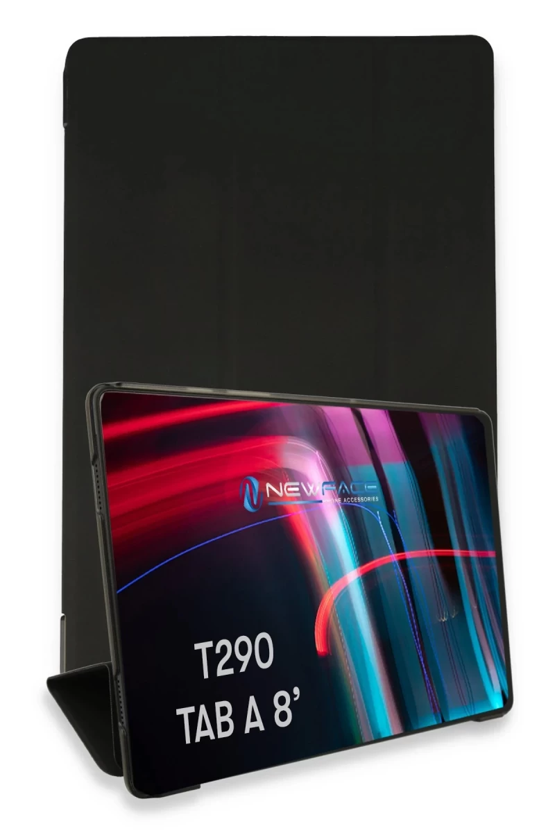 Samsung Galaxy T290 Tab A 8 Kılıf Tablet Smart Kılıf - Siyah