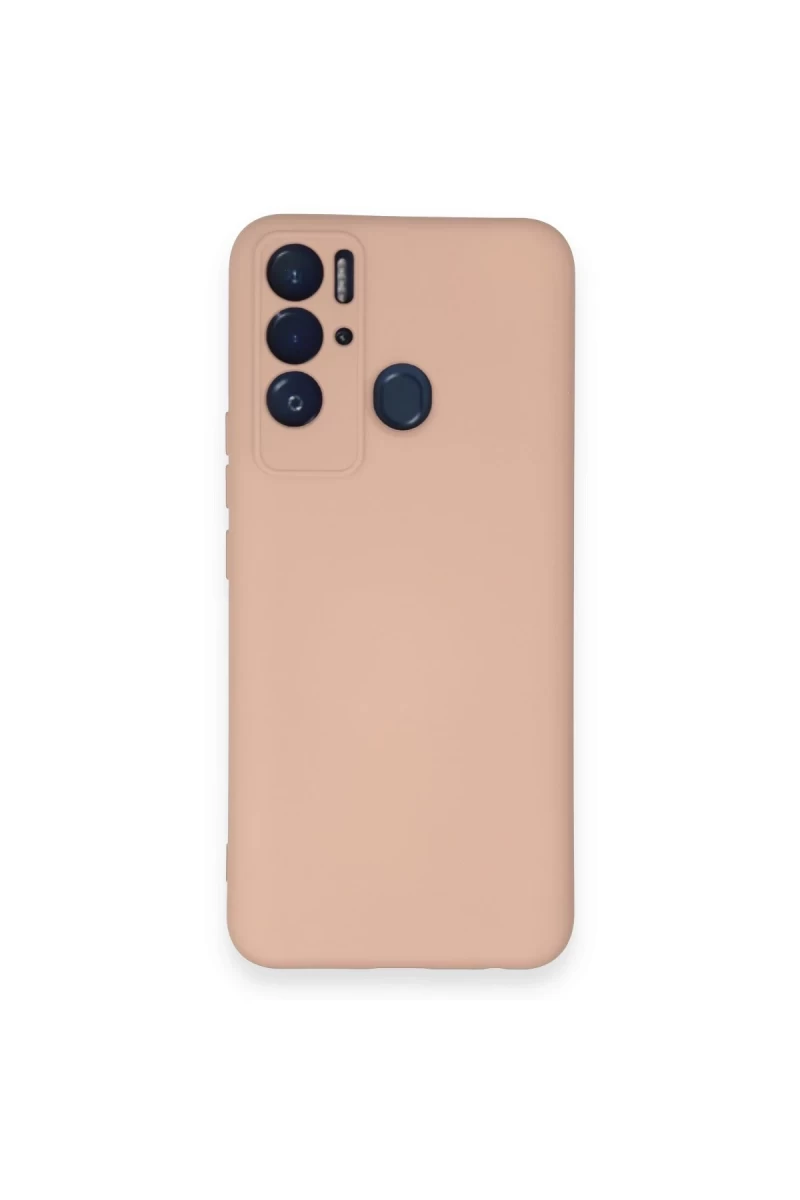 Tecno Pova Neo Kılıf Nano içi Kadife Silikon - Pudra