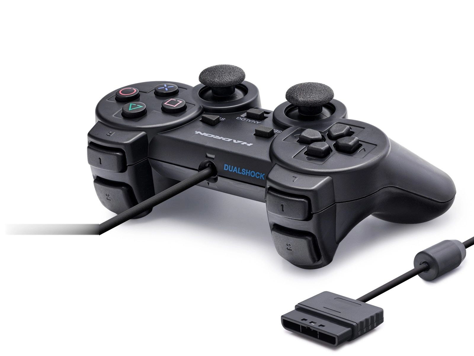 Ergonomik Kablolu Gamepad PS2 Uyumlu Siyah HD303