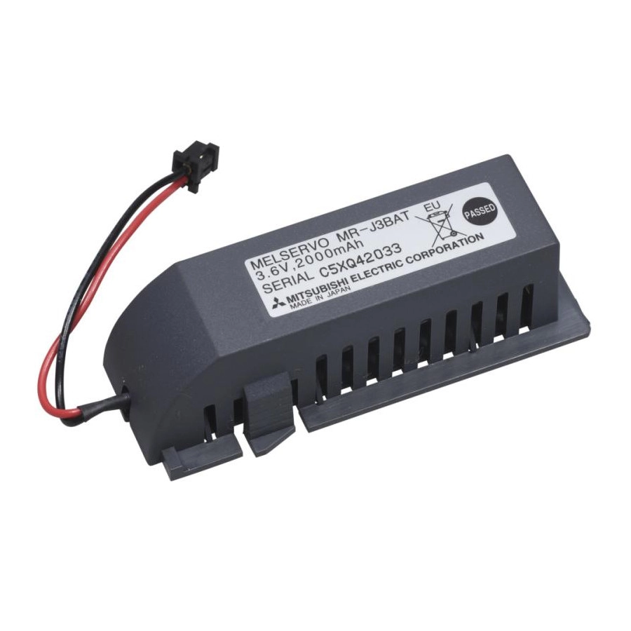MR-J3BAT 3.6V Lithium Pil Siyah Soketli Kasalı