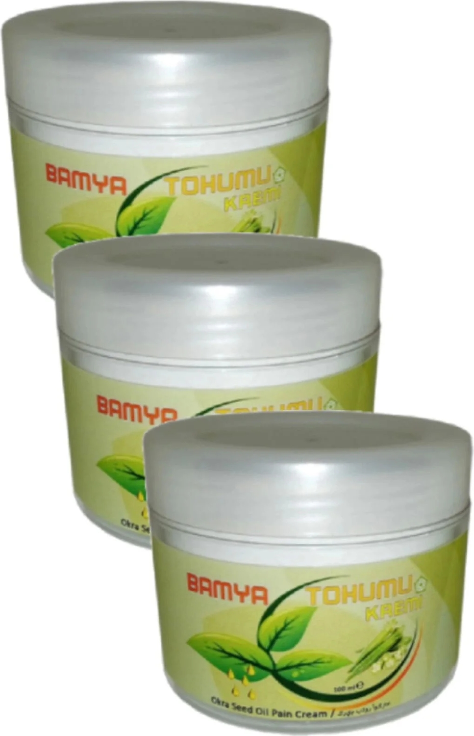 Bamya Tohumu Yağlı Mesaj Kremi 100 ml x 3 Adet