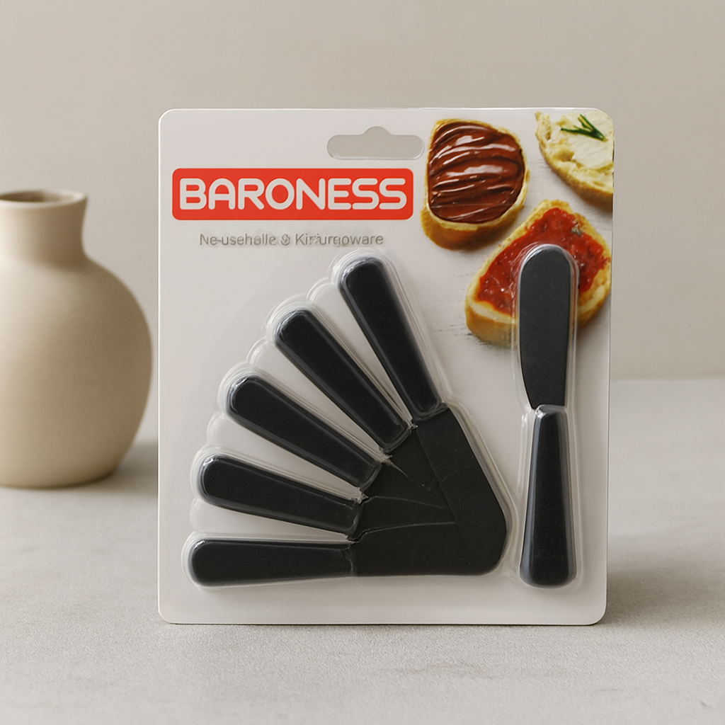 Kahvaltı ve Tereyağı servis seti (6 Parça) ( 11CM)