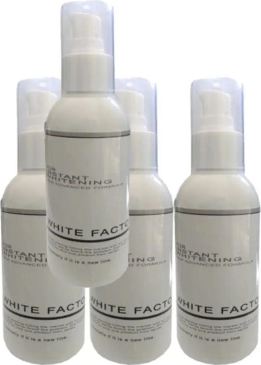 White Factor For Instant Whitening - Krem 120 ml x 4 Adet