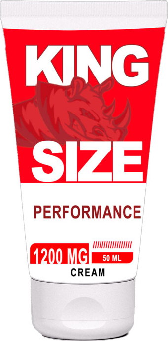 Kingsize King Size Erkeklere Destek Krem 1200 mg 50 ml