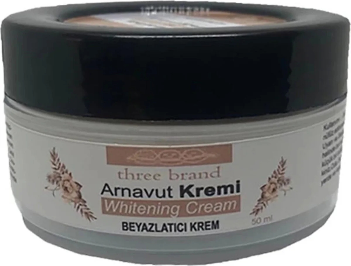 Süper Three Brand Arnavut Kremi Whitens Cream Tümbölge Kremi 50 ml