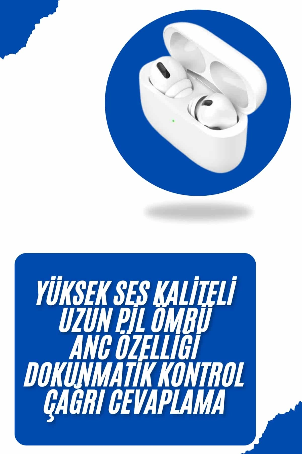 Silikonlu Kulak İçi Bluetooth Kulaklık Yüksek Ses Kalitesi