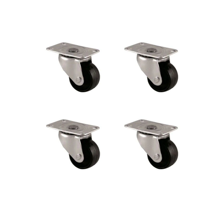 Bilyalı Teker 28MM Siyah 4 Adet