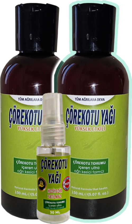 Çörek Otu Yağı 2 Adet 150 ml Teskin Masaj Yağı + Çörek Otu Yağı Teskin Yağı 30 ml