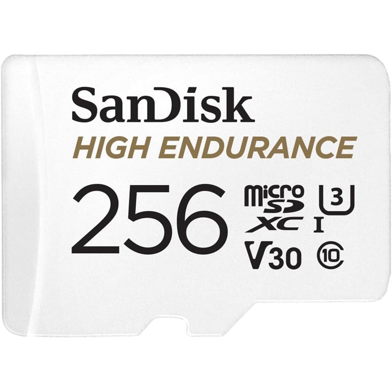 256GB HIGH ENDURANCE MICROSD 100MB/S SDSQQNR-256G-GN6IA