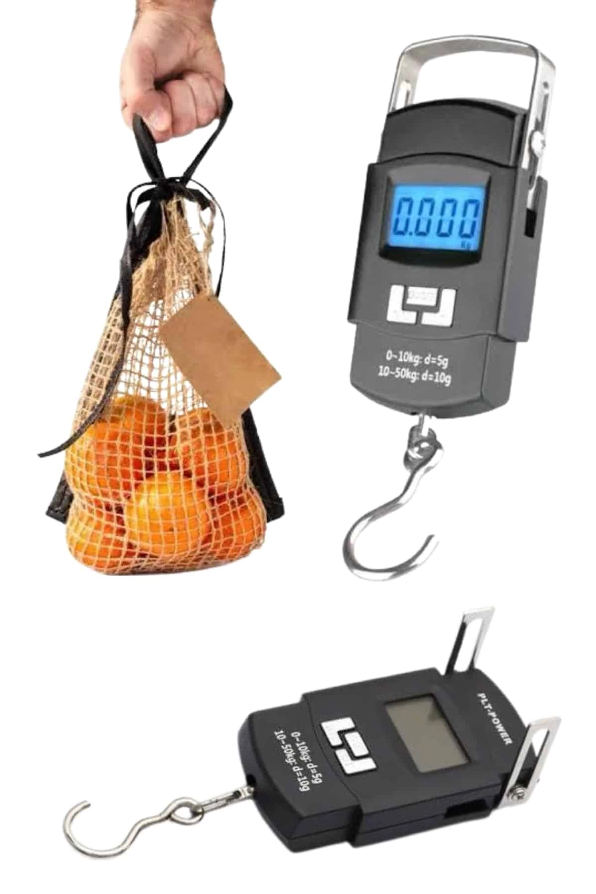 Ergonomik Dijital El Terazisi 50 Kg Seyahat İçin