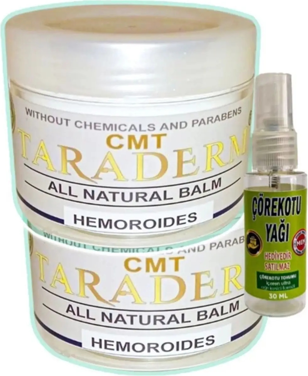 Süper Taraderm Bakım Kremi 100 ml x 2 Adet + Çörek Otu Yağı 30 ml