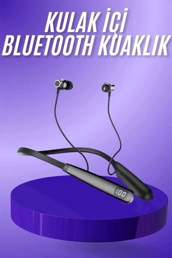 Sporcu Kulaklık 100 Saat Şarj Kapasiteli Bluetooth 5.3