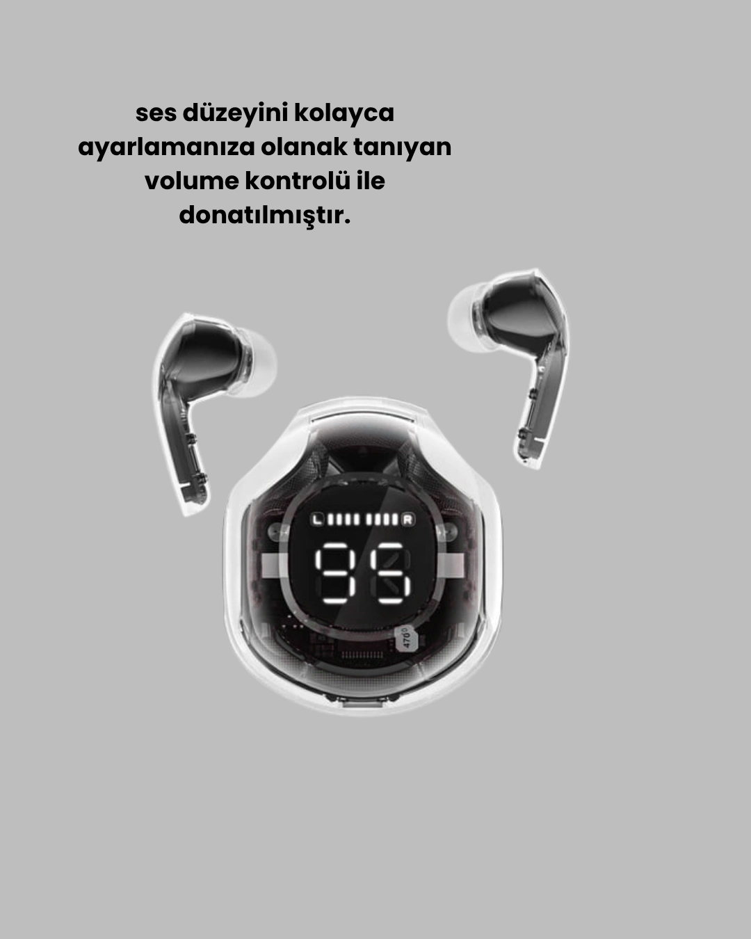 Ergonomik Kablosuz Kulaklık 5.3 Bluetooth ile Spor ve Seyahat İçin