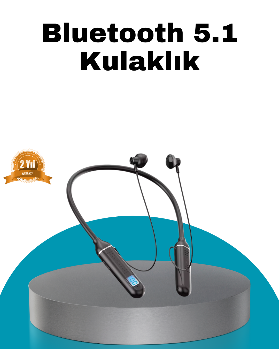 Uzun Pil Ömrü ve Hızlı Şarj Özellikli Bluetooth Kulaklık