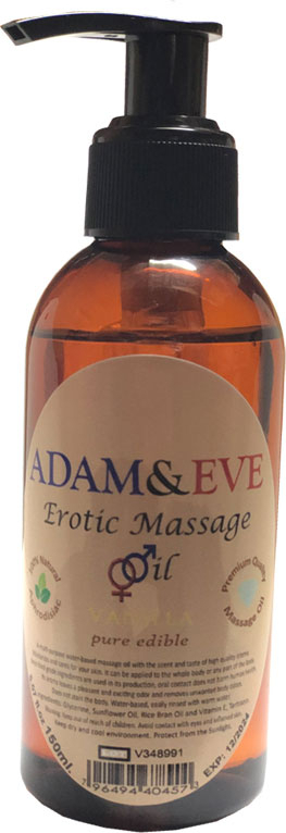 Adam & Eve Massage Oil Aromatic Vanilla Adam&eve 150 ml ER0TIC Massage  |  Boy Aromatik Vanilyalı Adam Eve ER0TIK Masaj Yağı