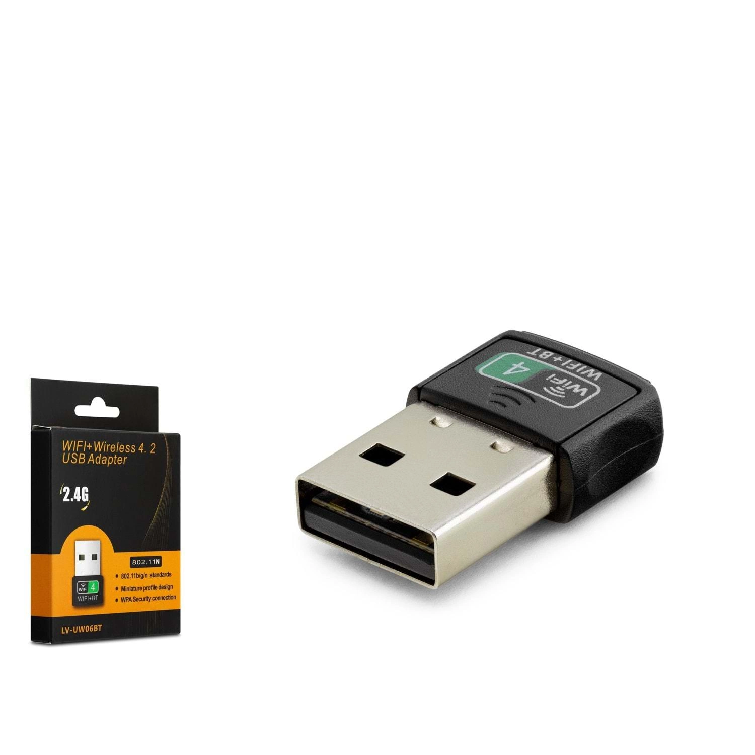 Kablosuz Bluetooth Adaptör 2.4G USB Siyah
