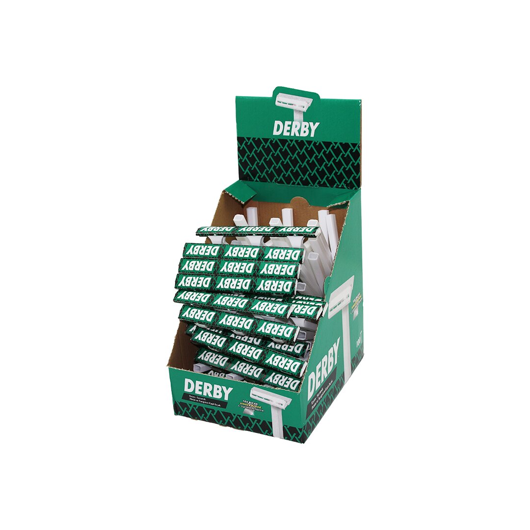 Derby Tek Bıçak 100PCS Banyo Saplı Jilet