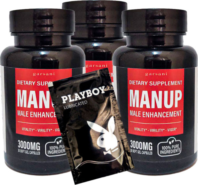 Garsani Man Up Soft Gel Formunda 30lu x 3 adet + Jel