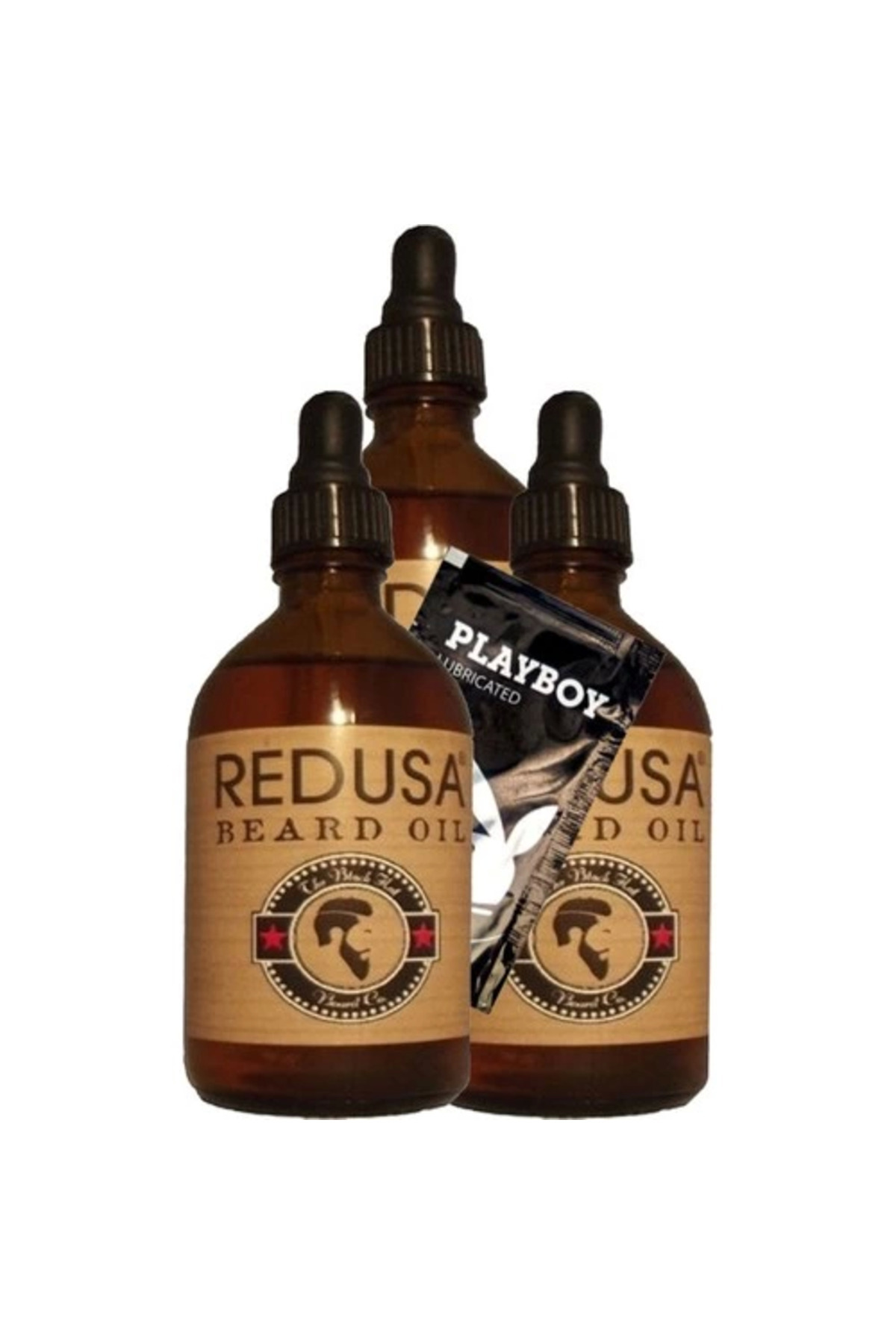 Redusa Sakal Bakım Yağı Beard Oil 3 Tane 100 Ml + Yanında Jel