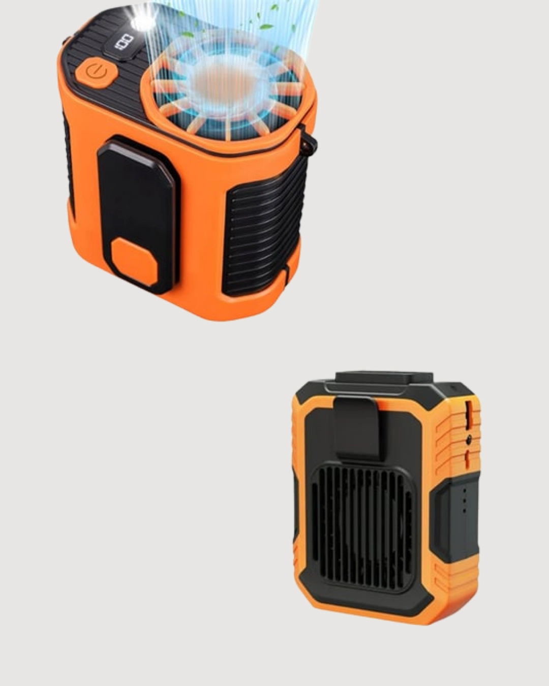 Taşınabilir 5000mAh Şarjlı Soğutma Fanı - Çok Fonksiyonlu Kullanım