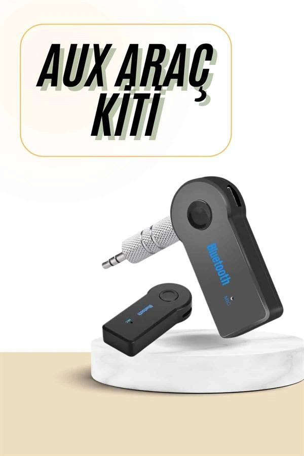 Kesintisiz Bağlantı Bluetooth Araç Kiti Aux Uyumlu