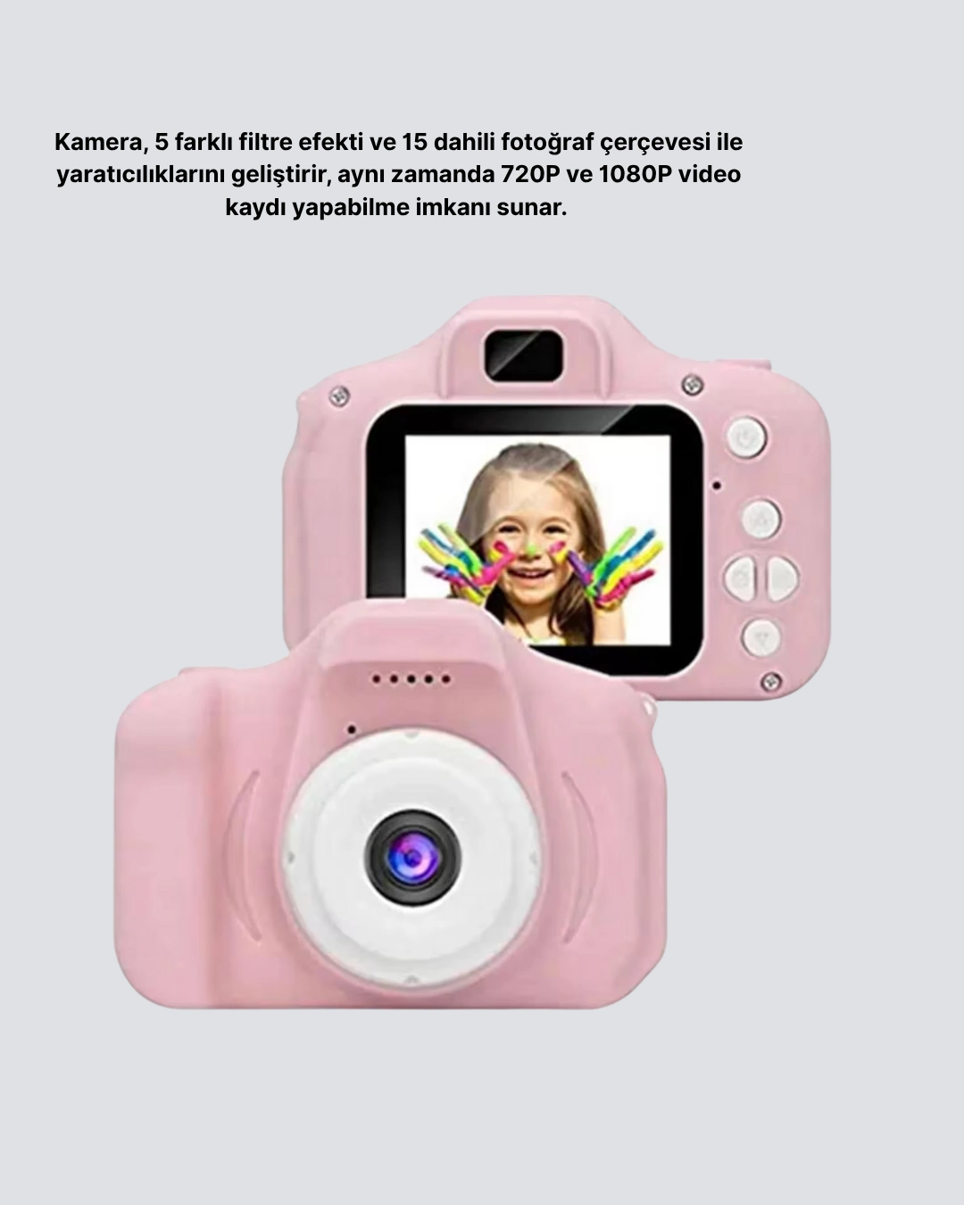 Eğlenceli Mini Fotoğraf Makinesi 8MP 1080P Video Çocuklar İçin