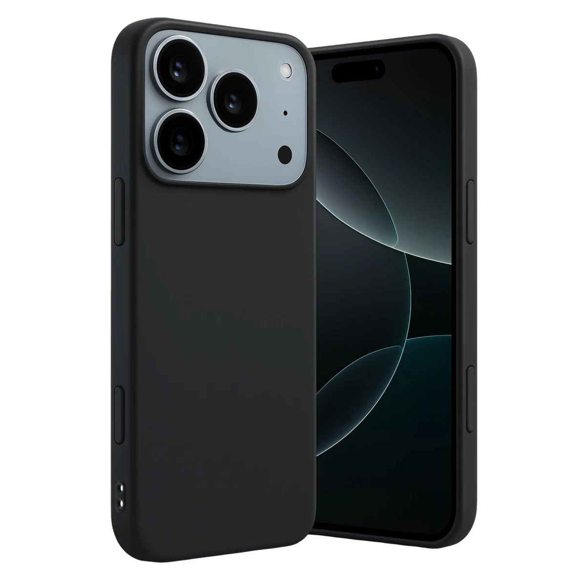 Apple iPhone 17 Pro First Silikon - Siyah