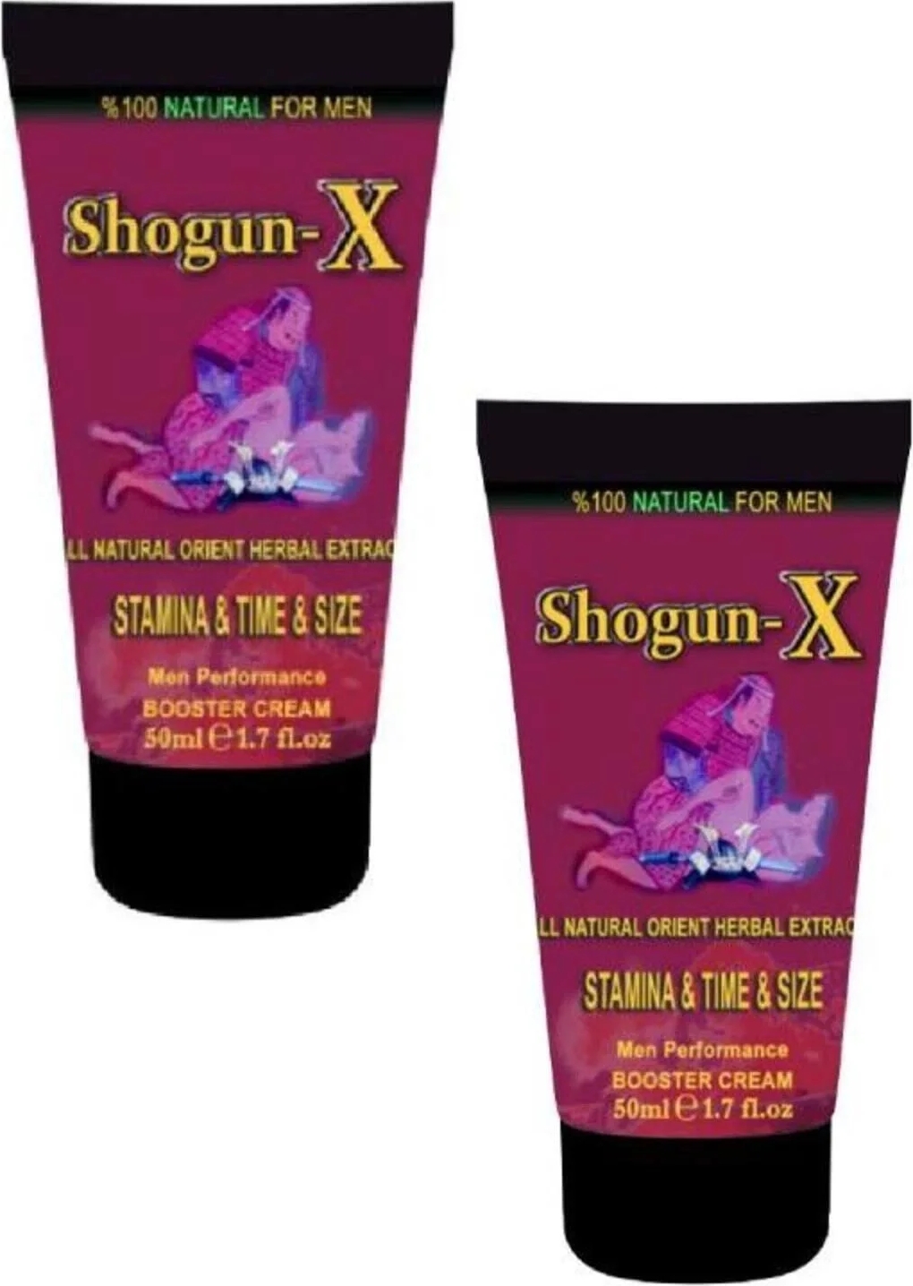 Süper Shogun -X Extra Cream Erkekler Için Kremi 50ML x 2 Adet