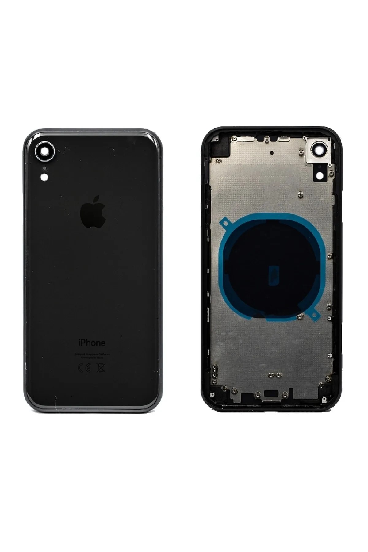 Iphone Xr Uyumlu A Kalite Boş Kasa Kapak Siyah