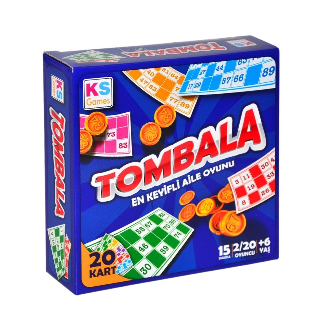 Eğlenceli Yılbaşı Tombala Oyun Seti 1 Adet