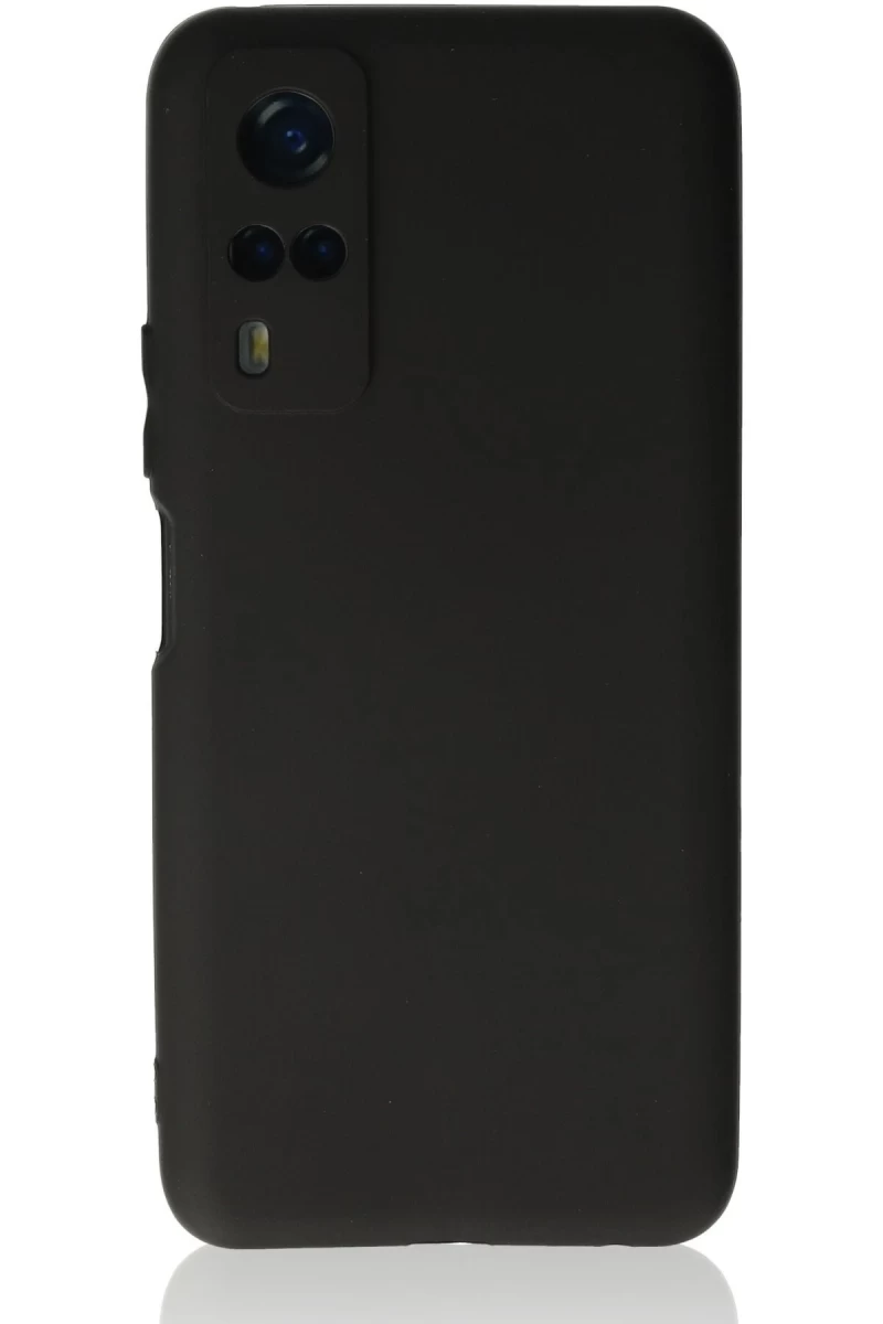Vivo Y53S Uyumlu Kılıf First Silikon - Siyah