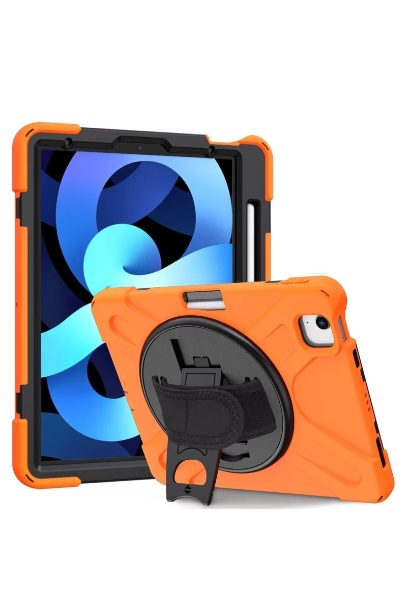 Apple iPad 2025 10.9 10.Nesil (A16) Kılıf Amazing Tablet Kapak - Turuncu