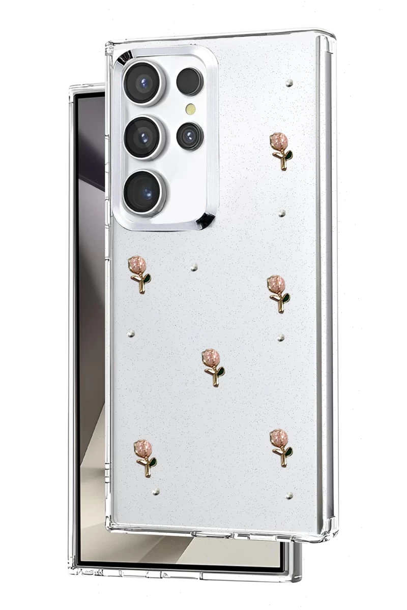 Samsung Galaxy S25 Ultra Uyumlu Fiyonk Desenli Kapak - Desen 6