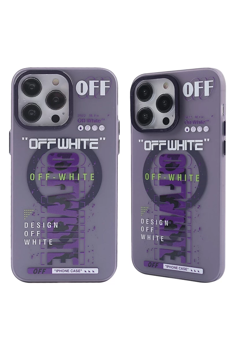 Apple iPhone 14 Pro Uyumlu Kılıf Apollo Magneticsafe Desenli Kapak - Apollo Mor - 3