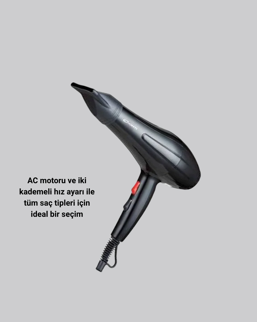 2200W Profesyonel Fön Makinesi AC Motorlu Hızlı Kurutma