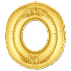 O Harf Folyo Balon Altın Renk 40 inç