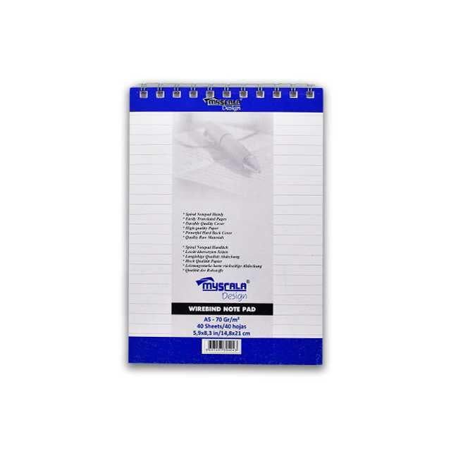 G0405 A5 40 Yaprak Spiralli Bloknot Çizgili 1 Adet