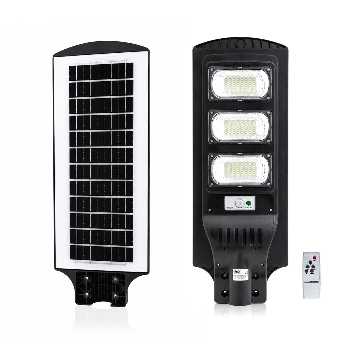 Güneş Enerjili 300W Sokak Lambası 6500K Sensörlü Bahçe Balkon