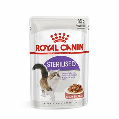 Sterilised Gravy Pouch Kısırlaştırılmış Kedi Konservesi 12 Adet 85 Gr