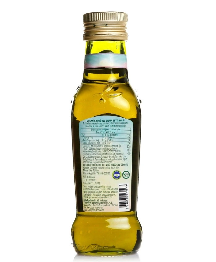 Doğal Sızma Zeytinyağı 250 ml Organik Lezzet