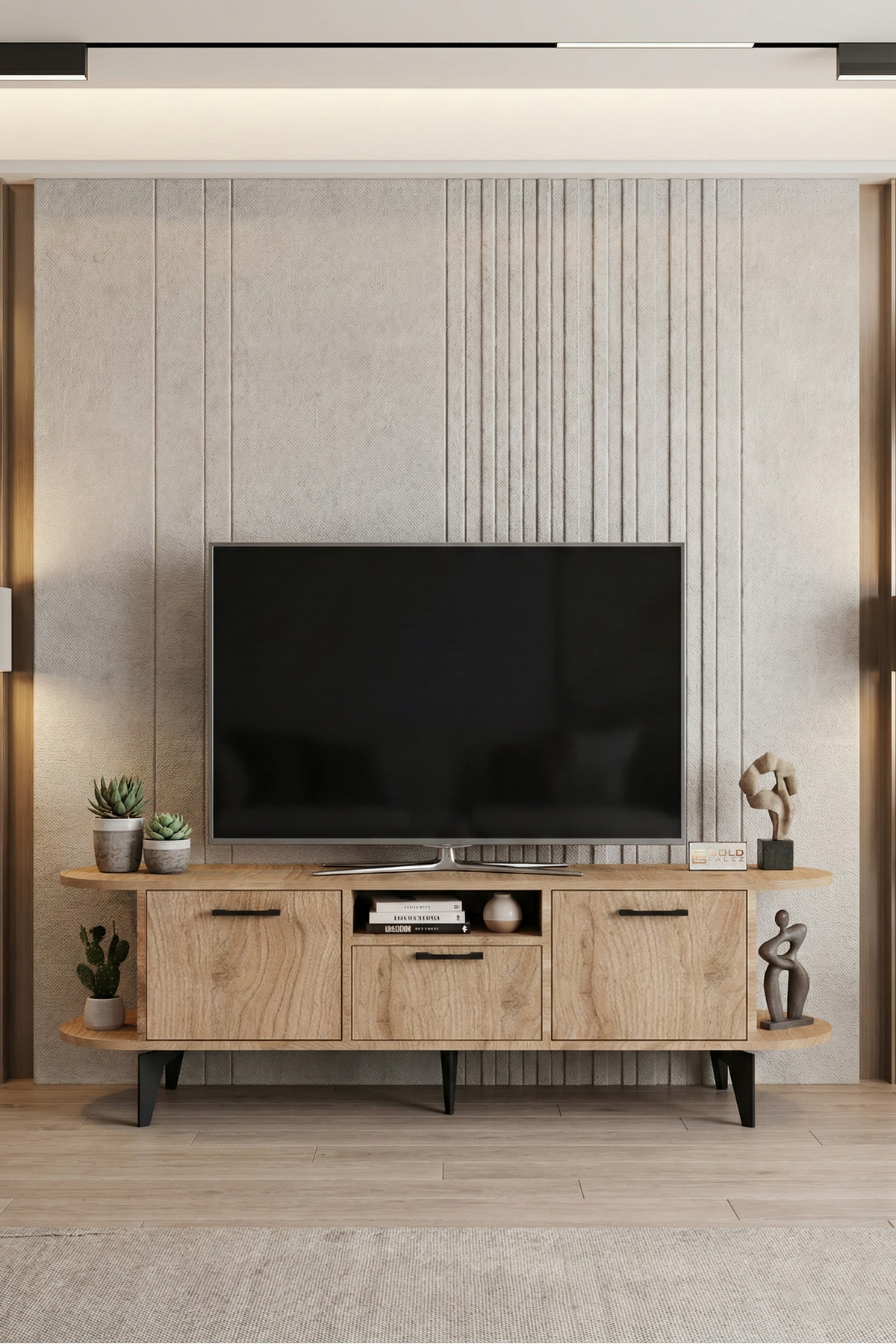Mira TV Sehpası Suntalam Bej 160x35 cm