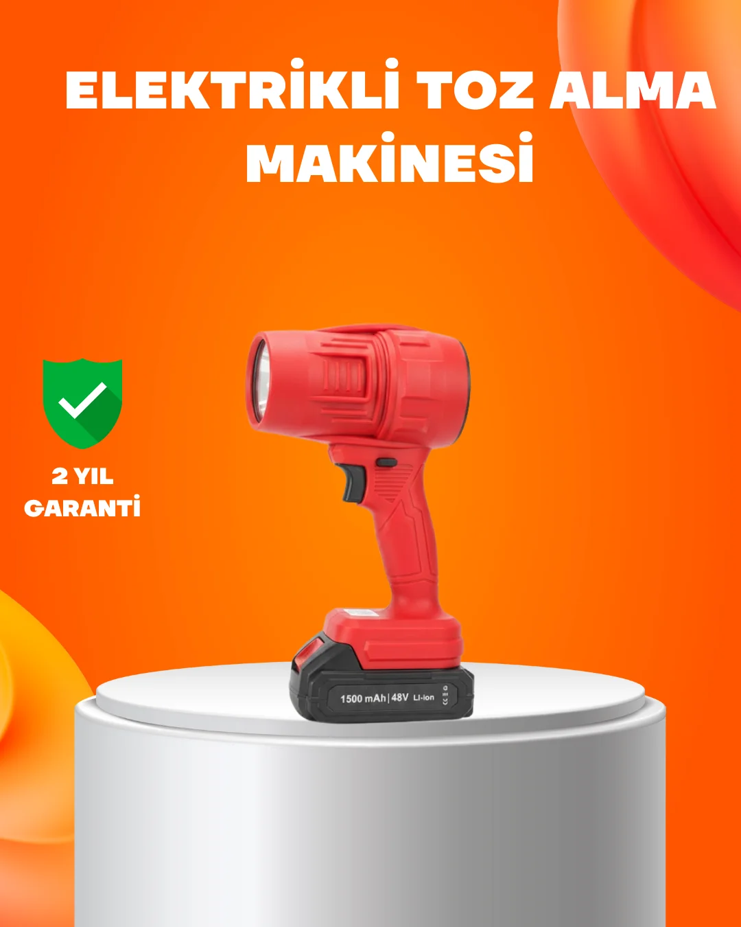 Elektrikli Toz Alma Cihazı Güçlü Hava Üfleme ve Derin Temizlik