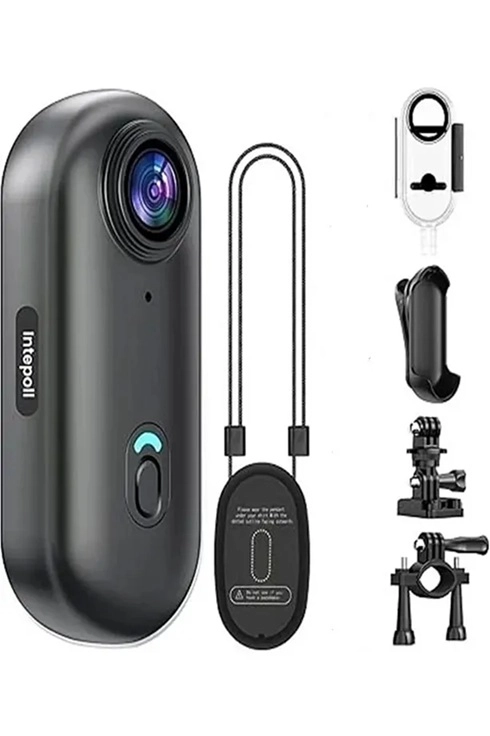 Mini 4k Wıfı Aksiyon Kamerası Vücut Kamerası Giyilebilir Video Kaydedici